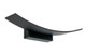 Curved Watt Wall Light- Black Curved Watt Wall Light- Black